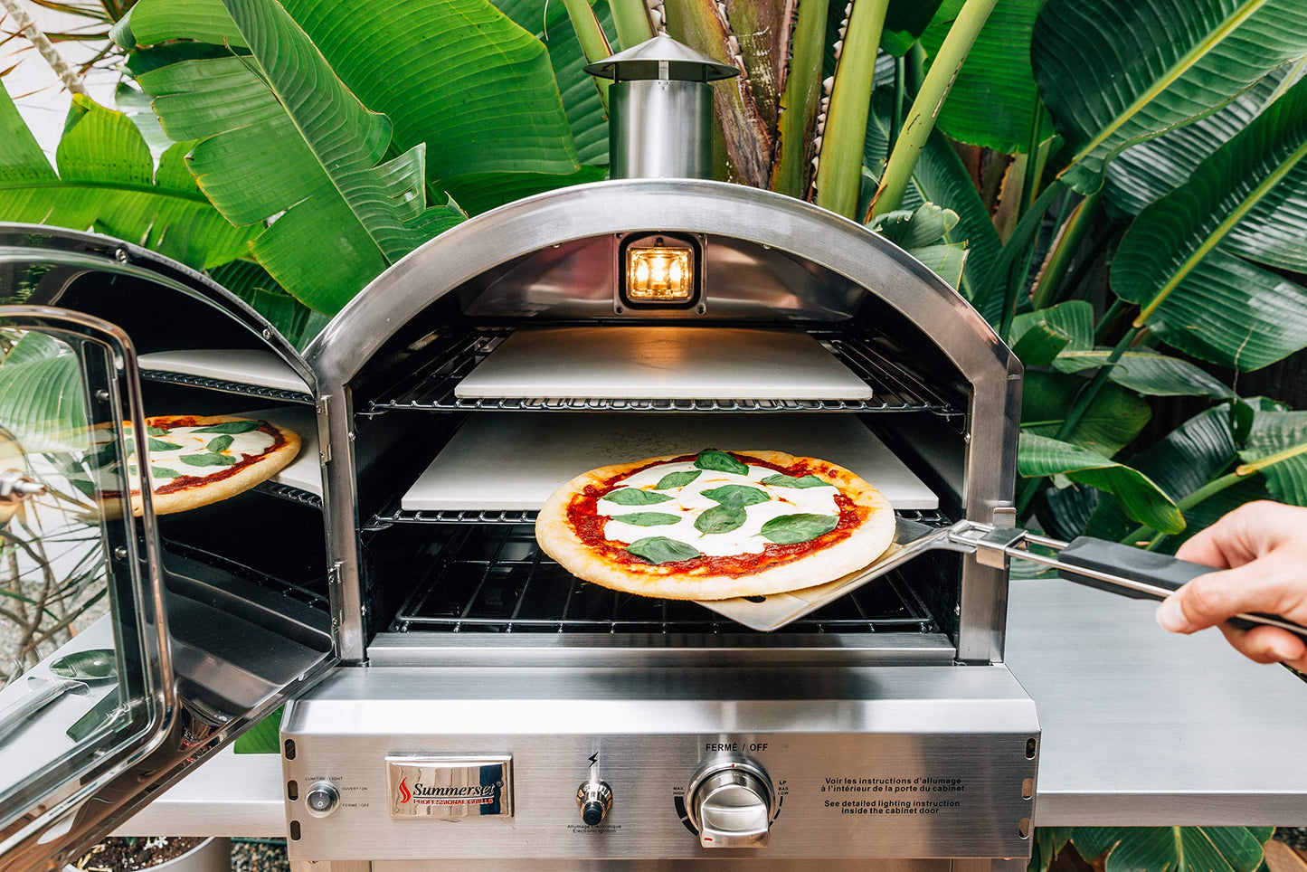 Summerset Freestanding Propane Gas Outdoor Pizza Oven - SS-OVFS-LP