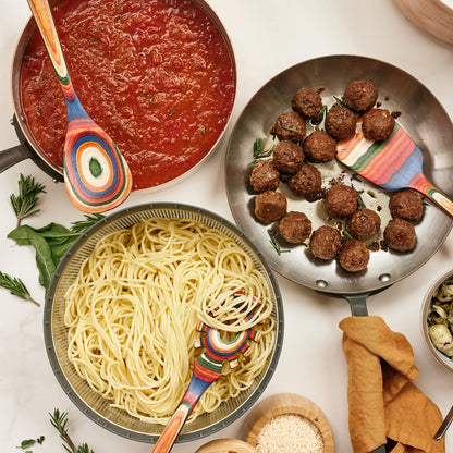 Totally Bamboo Baltique Marrakesh Collection 4 Piece Cooking Utensil Set, Safe for Nonstick