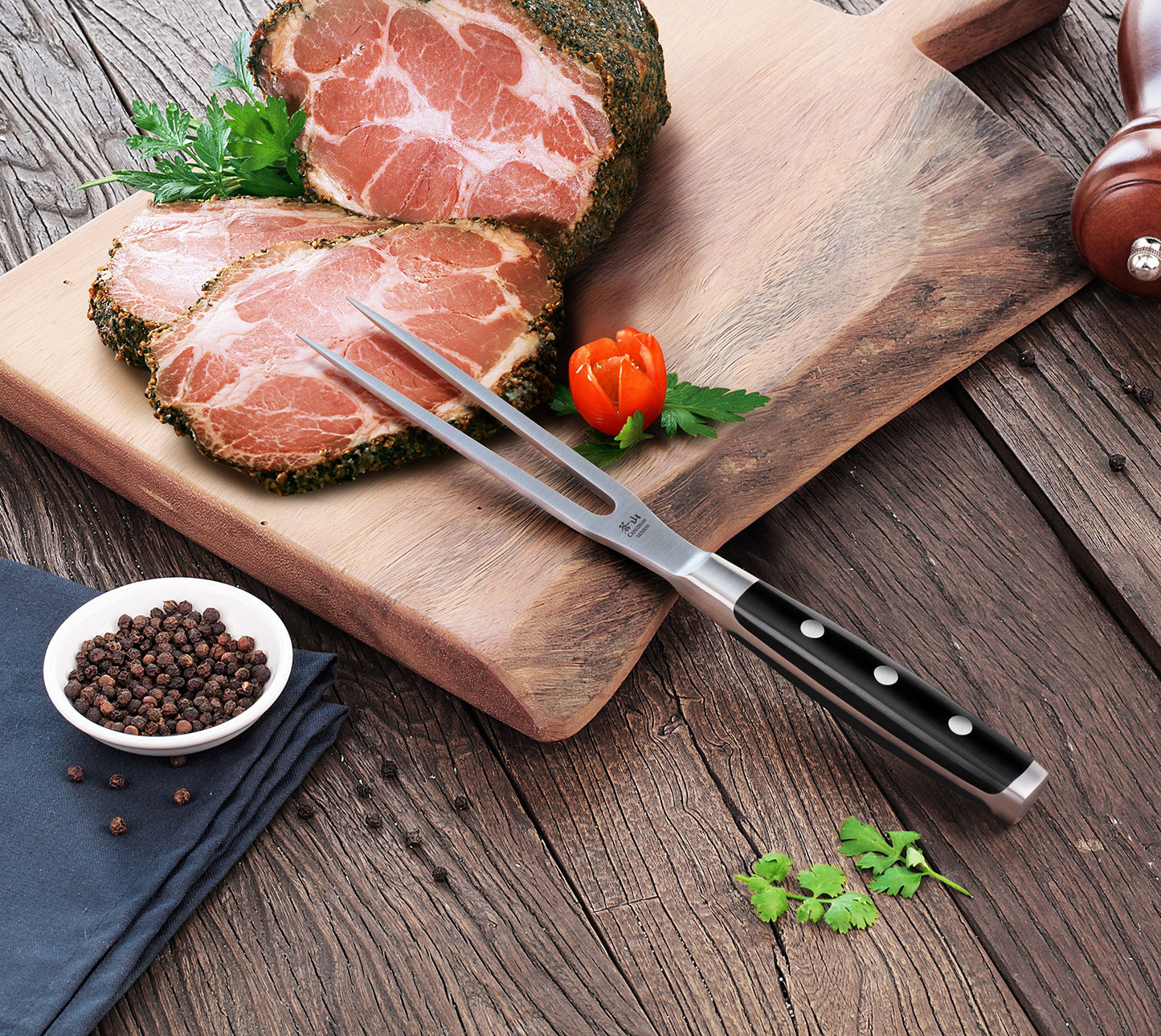 Cangshan TS Series 1020830 Stainless Steel Forged Carving Fork, 6-Inch