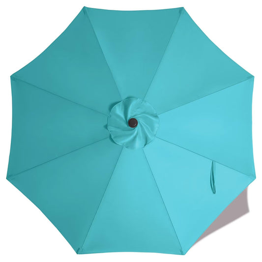 ABCCANOPY 9ft Outdoor Umbrella Replacement Top Suit 8 Ribs (Turquoise) - CookCave