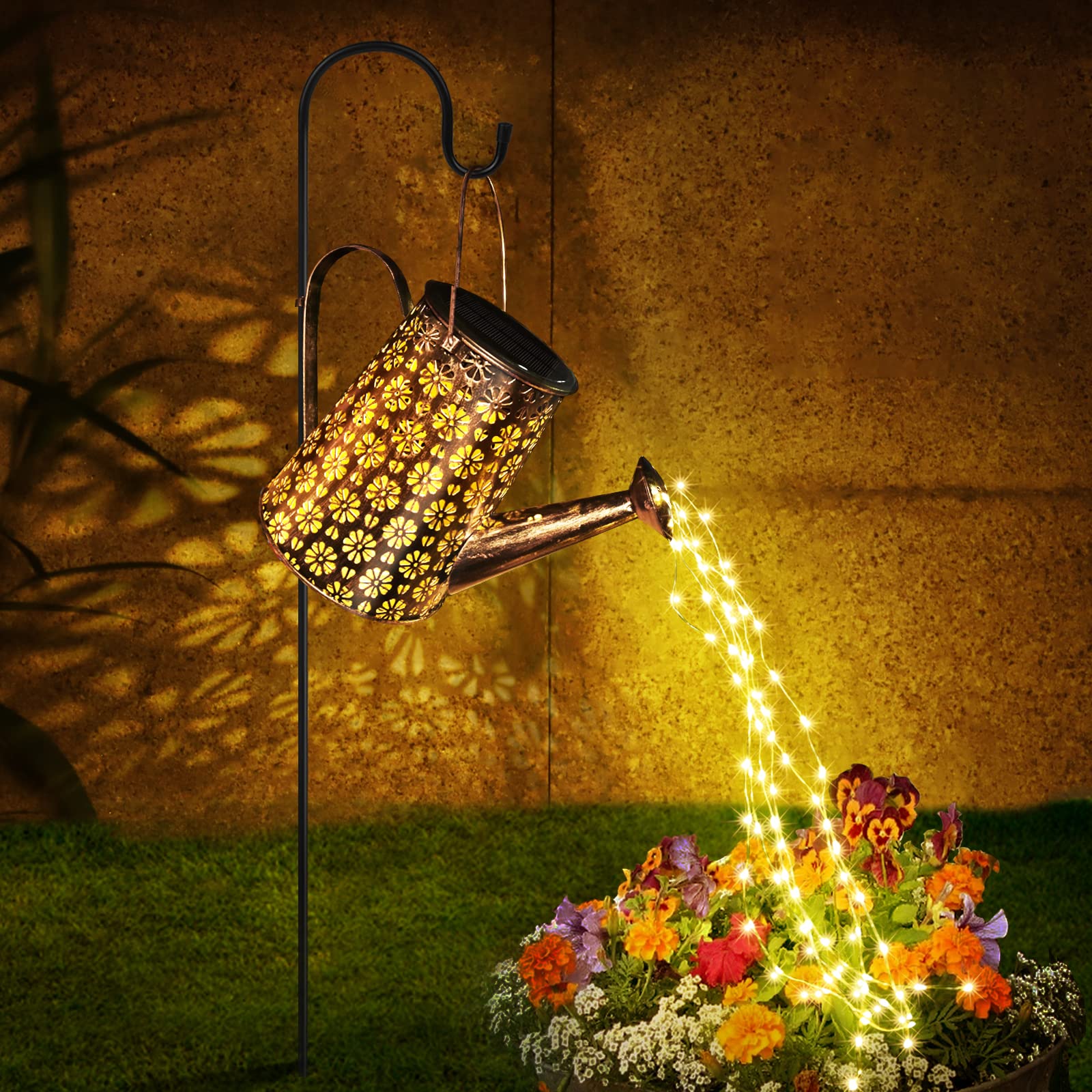 Afootry Solar Watering Can with Lights,Solar Outdoor Garden Decor Waterproof Large Hanging Lantern Landscape Lights Outside Decorations for Yard Clearance Porch Patio Pathway Gardening Gift - CookCave