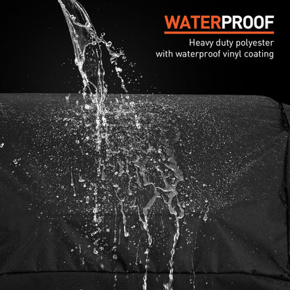 Arcedo BBQ Grill Cover 53 Inch, Heavy Duty Waterproof Outdoor Gas Grill Cover, Fade Resistant Durable and Convenient Compatible with Charbroil Weber Spirit Nexgrill Napoleon - CookCave