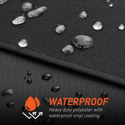 Arcedo BBQ Grill Cover 55 inch, Waterproof Grill Cover for Outdoor Grill, Rip-Proof, Fade Resistant Barbecue Gas Grill Cover for Weber, Char Broil, Nexgrill etc., All Weather Resistant - CookCave