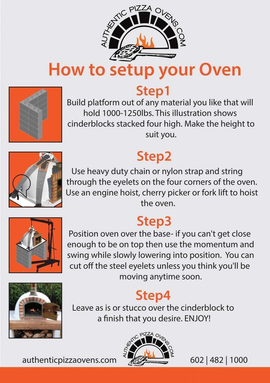 Authentic Pizza Ovens Buena Ventura 'Sierra' Premium, Wood Fire Outdoor Oven - CookCave