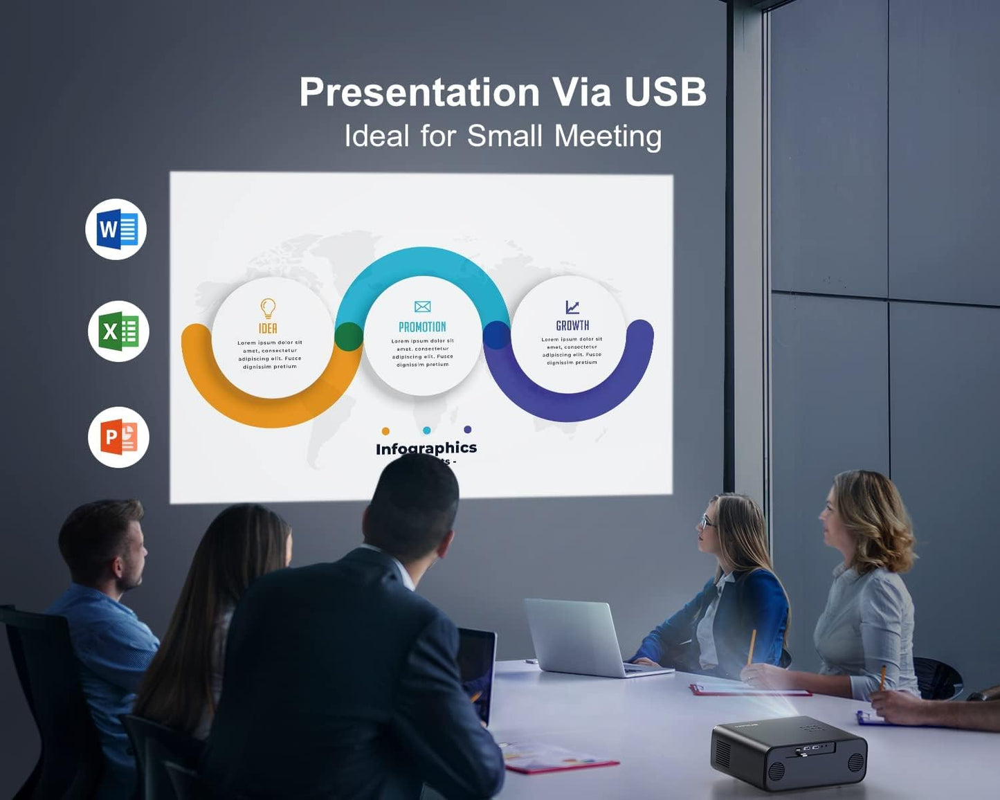 [Auto Focus/4K Support] Projector with WiFi 6 and Bluetooth 5.2, 700ANSI Native 1080P Outdoor Movie Projector, WiMiUS P62 Auto 6D Keystone & 50% Zoom, Smart Home Projector for iOS/Android/TV Stick - CookCave