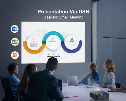 [Auto Focus/4K Support] Projector with WiFi 6 and Bluetooth 5.2, 700ANSI Native 1080P Outdoor Movie Projector, WiMiUS P62 Auto 6D Keystone & 50% Zoom, Smart Home Projector for iOS/Android/TV Stick - CookCave