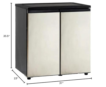 Avanti RMS551SS 5.5 Cf Refrigerator Freezer - CookCave