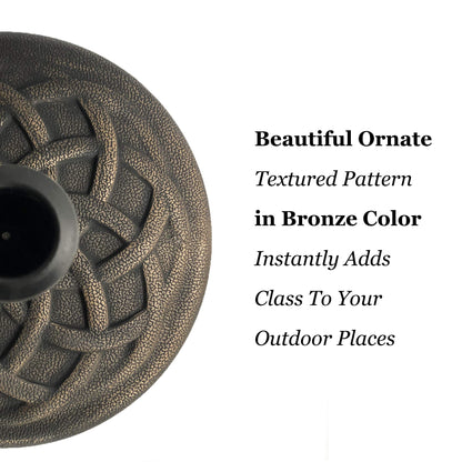 BACKYARD EXPRESSIONS PATIO · HOME · GARDEN 911554 21 Pound Umbrella Base, Bronze - CookCave