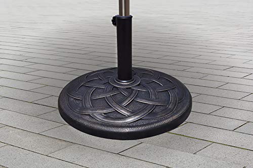 BACKYARD EXPRESSIONS PATIO · HOME · GARDEN 911554 21 Pound Umbrella Base, Bronze - CookCave