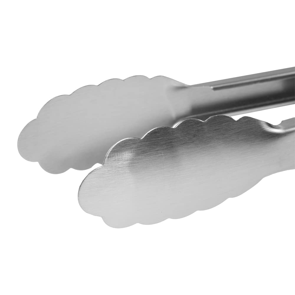 BBQ-AID Pro BBQ Tongs for Grill - 17" Professional Grade Barbecue Tongs for Cooking- Solid & Sturdy - Built with 304 Grade Stainless Steel and Acacia Wood - Heavy Duty Built to Last Kitchen essential. - CookCave