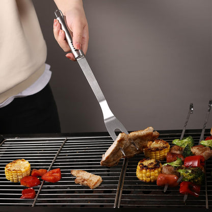 BBQ Grilling Tools Set,Stainless Steel Grilling Accessories Kit for Men Gift,8pc BBQ Grill Utensils Gift Kit with Carrying Case BBQ Tools Grill Tools Set for Backyard Outdoor Grill Cooking Utensils - CookCave