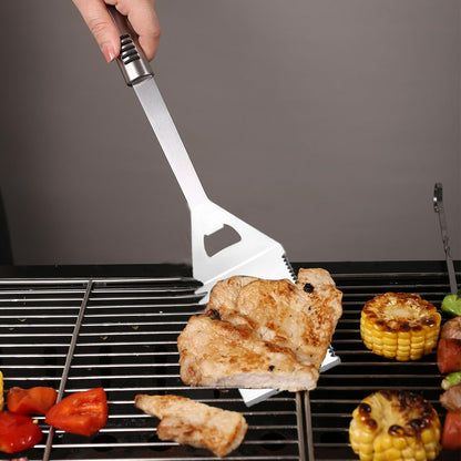 BBQ Grilling Tools Set,Stainless Steel Grilling Accessories Kit for Men Gift,8pc BBQ Grill Utensils Gift Kit with Carrying Case BBQ Tools Grill Tools Set for Backyard Outdoor Grill Cooking Utensils - CookCave