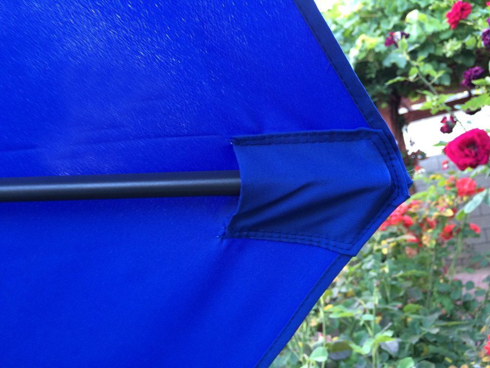 BELLRINO DECOR Replacement ROYAL BLUE STRONG & THICK Umbrella Canopy for 9ft 6 Ribs (Canopy Only) - CookCave