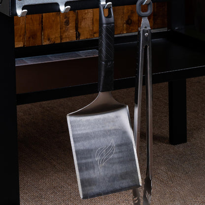 Blackstone Hamburger Spatula Heavy Duty Plastic Handle Large Stainless Steel Food Grade Flat Top Griddle Accessories-Hamburger Pancake Flipper– Grill Scraper Utensil for Home Kitchen Restaurants - CookCave