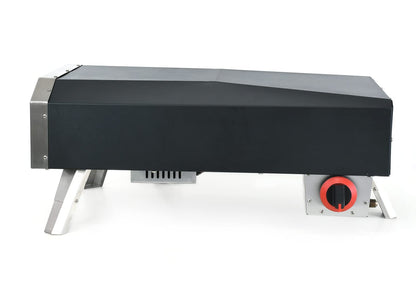 BNDHKR Outdoor Gas Pizza Oven Stainless Steel Portable Pizza Ovens with 12 Inch Pizza Stone Backyard Pizza Maker with Automatic Rotation System Ideal for Outdoor Kitchen and Party - CookCave