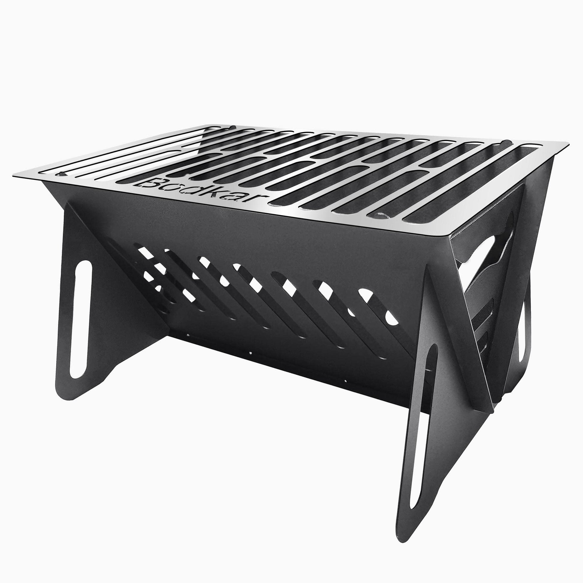 Bodkar Charcoal Grill, Portable BBQ Smoker - Lightweight Tabletop Outdoor Grill for Camping, Picnics, Garden, Beach Parties - 6"*4.6"*4.9 - CookCave
