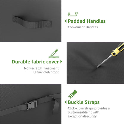 BOLUO Grill Cover for Outdoor Grill 48 inch - Heavy Duty 600D Material, Waterproof BBQ Grill Cover Outside, Barbecue Grill Cover UV & Fade Resistant, Gas Grill Covers for Weber, Nexgrill - CookCave