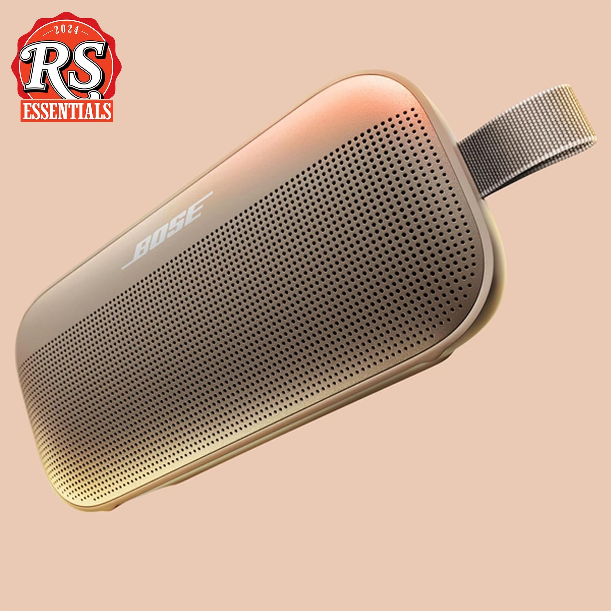 Bose SoundLink Flex Portable Bluetooth Speaker (2nd Gen), Portable Outdoor Speaker with Hi-Fi Audio, Up to 12 Hours Battery Life, Waterproof and Dustproof, Sandstone - CookCave