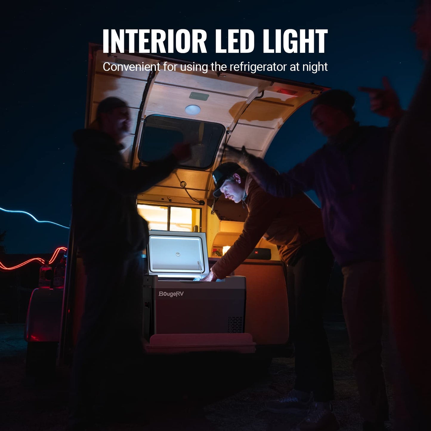 BougeRV 12 Volt Refrigerator, CRPRO 30 Quart 12V Car Fridge, Portable Freezer (-8℉~50℉), Compressor Electric Cooler with 12V/24 DC, 110-240 AC for Outdoor Camping Overlanding Truck RV SUV Van - CookCave