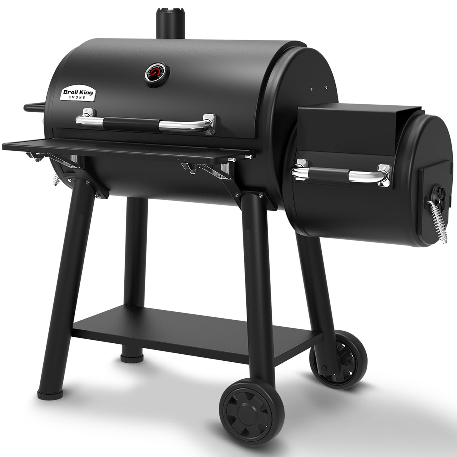 Broil King 958050 Regal Charcoal Offset 500 Smoker and Grill, Black - CookCave