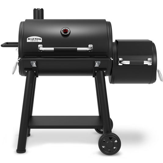 Broil King 958050 Regal Charcoal Offset 500 Smoker and Grill, Black - CookCave