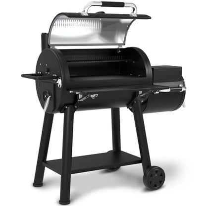 Broil King 958050 Regal Charcoal Offset 500 Smoker and Grill, Black - CookCave