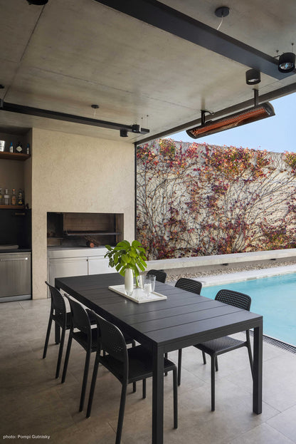 Bromic Tungsten Electric, Outdoor Patio Heater, Infrared, 220-240V, Black, 6000W, BH0420033 - CookCave