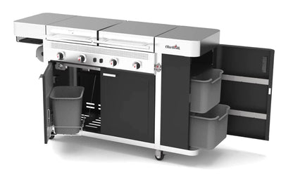 Char-Broil Medallion Series Amplifire Infrared Technology Vista 3-in-1 Stainless Steel Outdoor Kitchen - 463259423 - CookCave