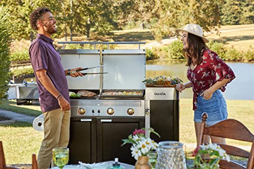 Char-Broil Medallion Series Amplifire Infrared Technology Vista 3-in-1 Stainless Steel Outdoor Kitchen - 463259423 - CookCave