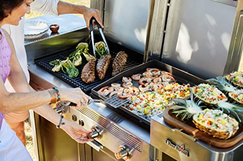 Char-Broil Medallion Series Amplifire Infrared Technology Vista 3-in-1 Stainless Steel Outdoor Kitchen - 463259423 - CookCave