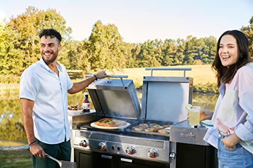 Char-Broil Medallion Series Amplifire Infrared Technology Vista 3-in-1 Stainless Steel Outdoor Kitchen - 463259423 - CookCave