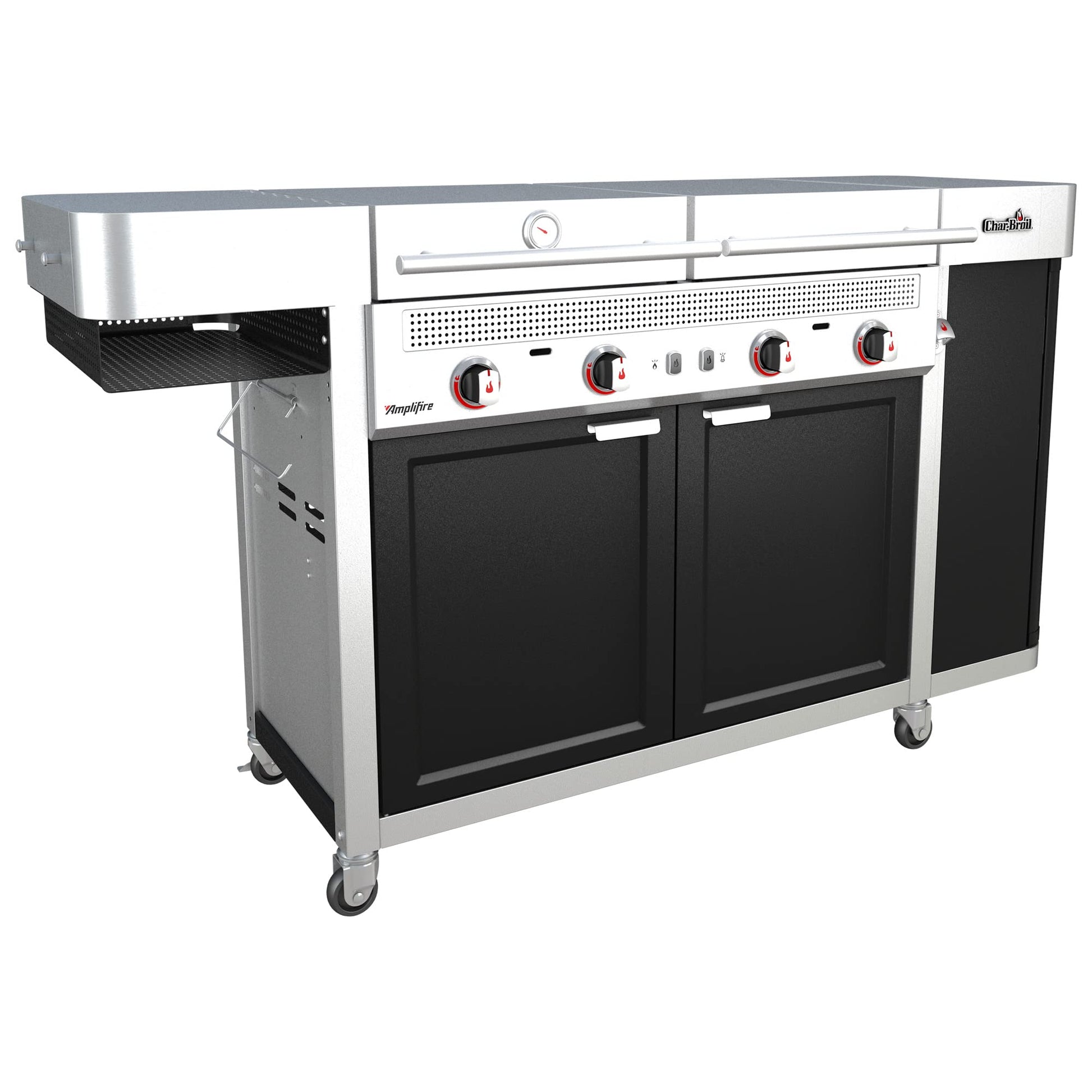 Char-Broil Medallion Series Amplifire Infrared Technology Vista 3-in-1 Stainless Steel Outdoor Kitchen - 463259423 - CookCave