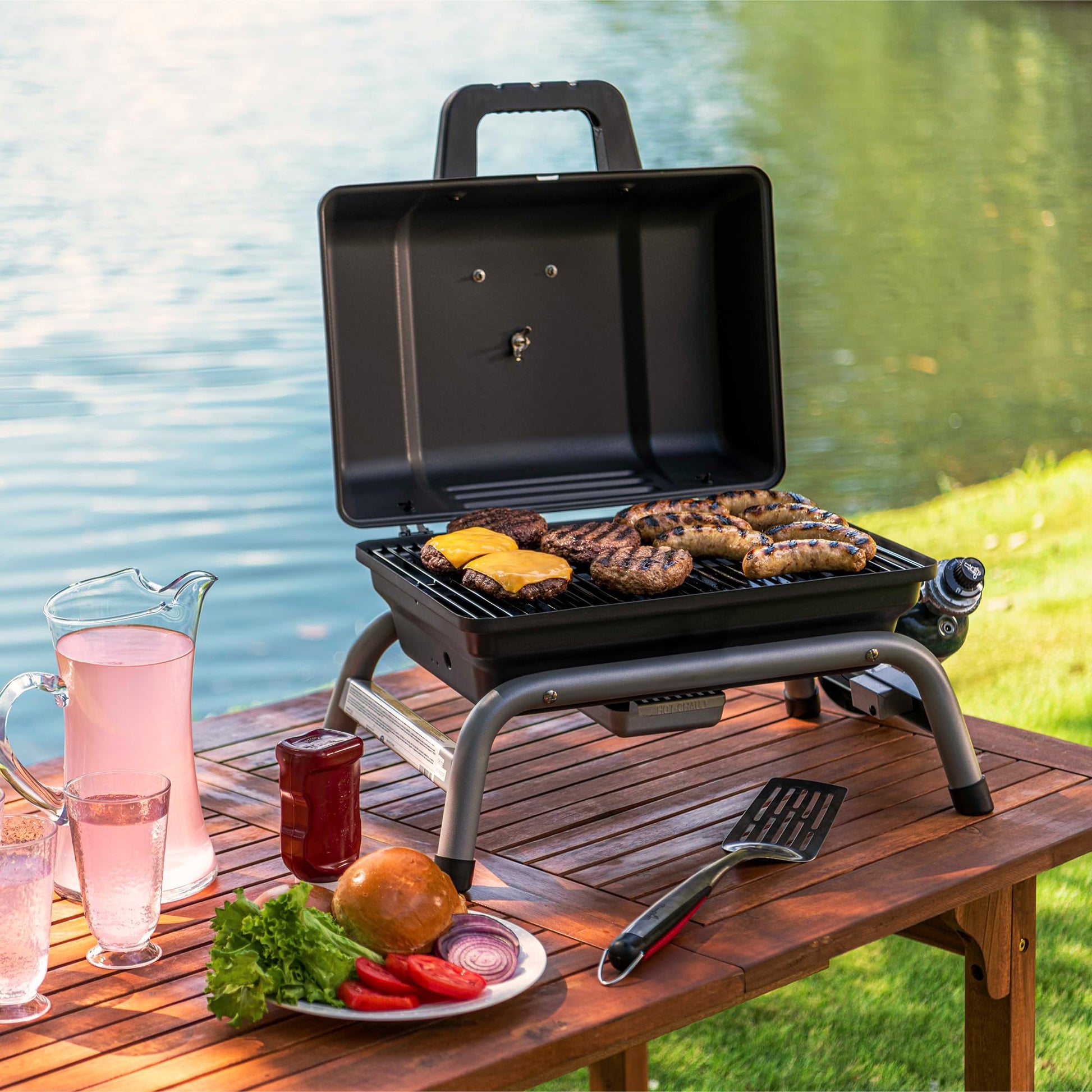 Char-Broil® 1-Burner Portable Propane Gas Grill, Black – 17402049 - CookCave