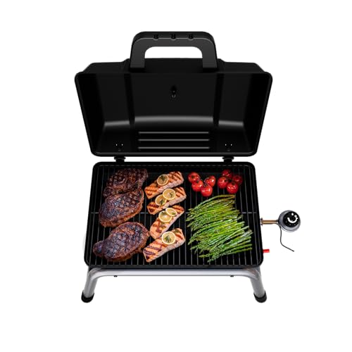 Char-Broil® 1-Burner Portable Propane Gas Grill, Black – 17402049 - CookCave
