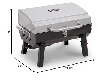 Char-Broil Stainless Steel Portable Liquid Propane Gas Grill - CookCave