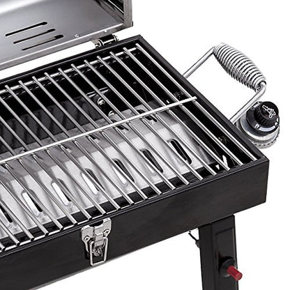 Char-Broil Stainless Steel Portable Liquid Propane Gas Grill - CookCave