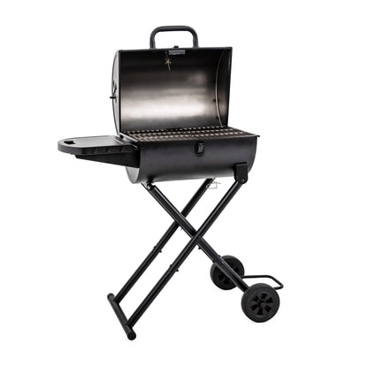 Char-Griller E1816 King-Griller Gambler Portable Charcoal Grill in Black - CookCave