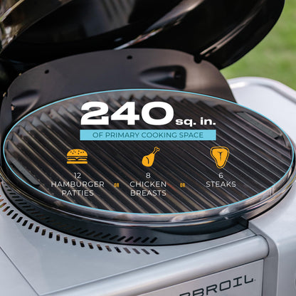 Charbroil Bistro Pro™ Gas Grill for Small Spaces and Patios, Black - CookCave