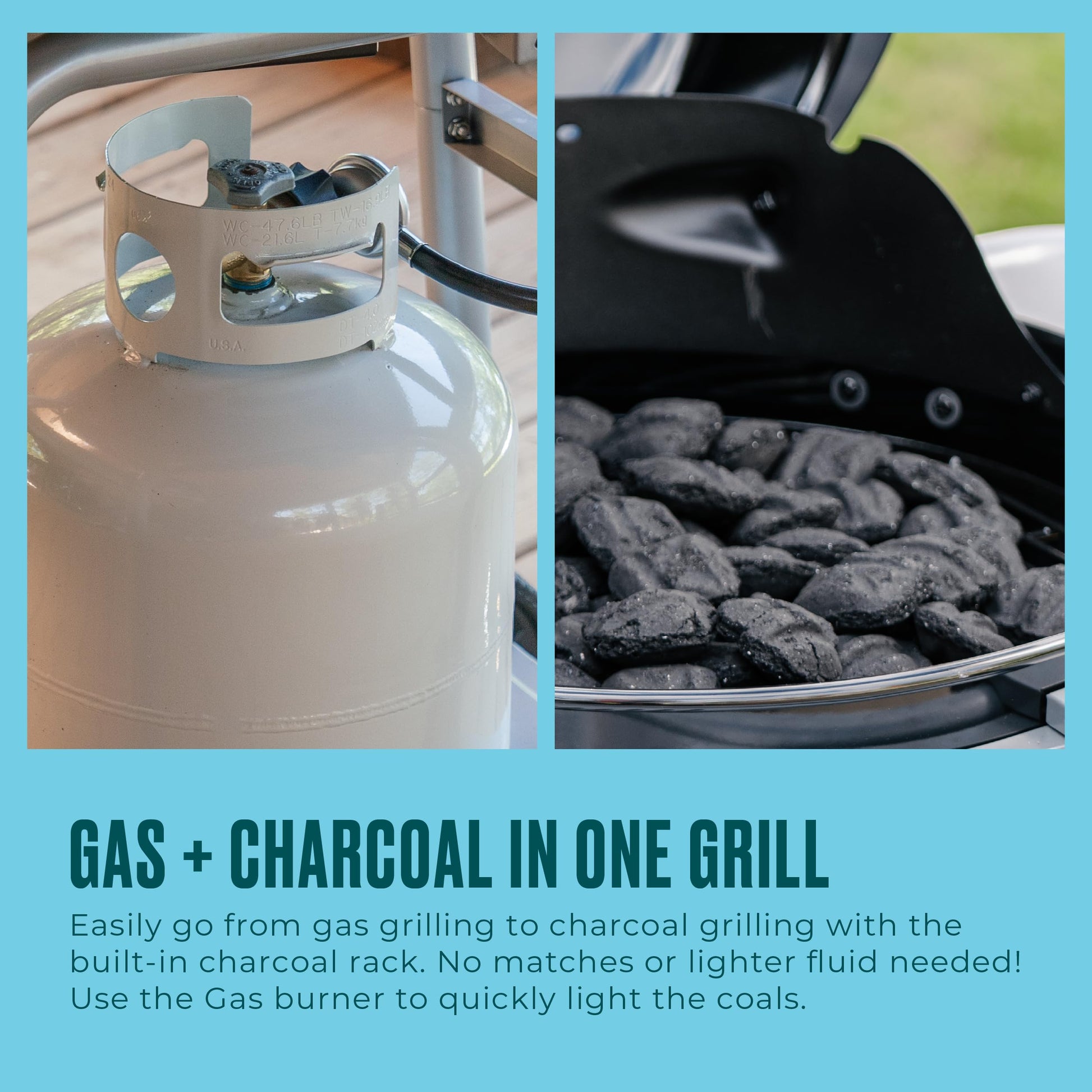 Charbroil Bistro Pro™ Gas Grill for Small Spaces and Patios, Black - CookCave