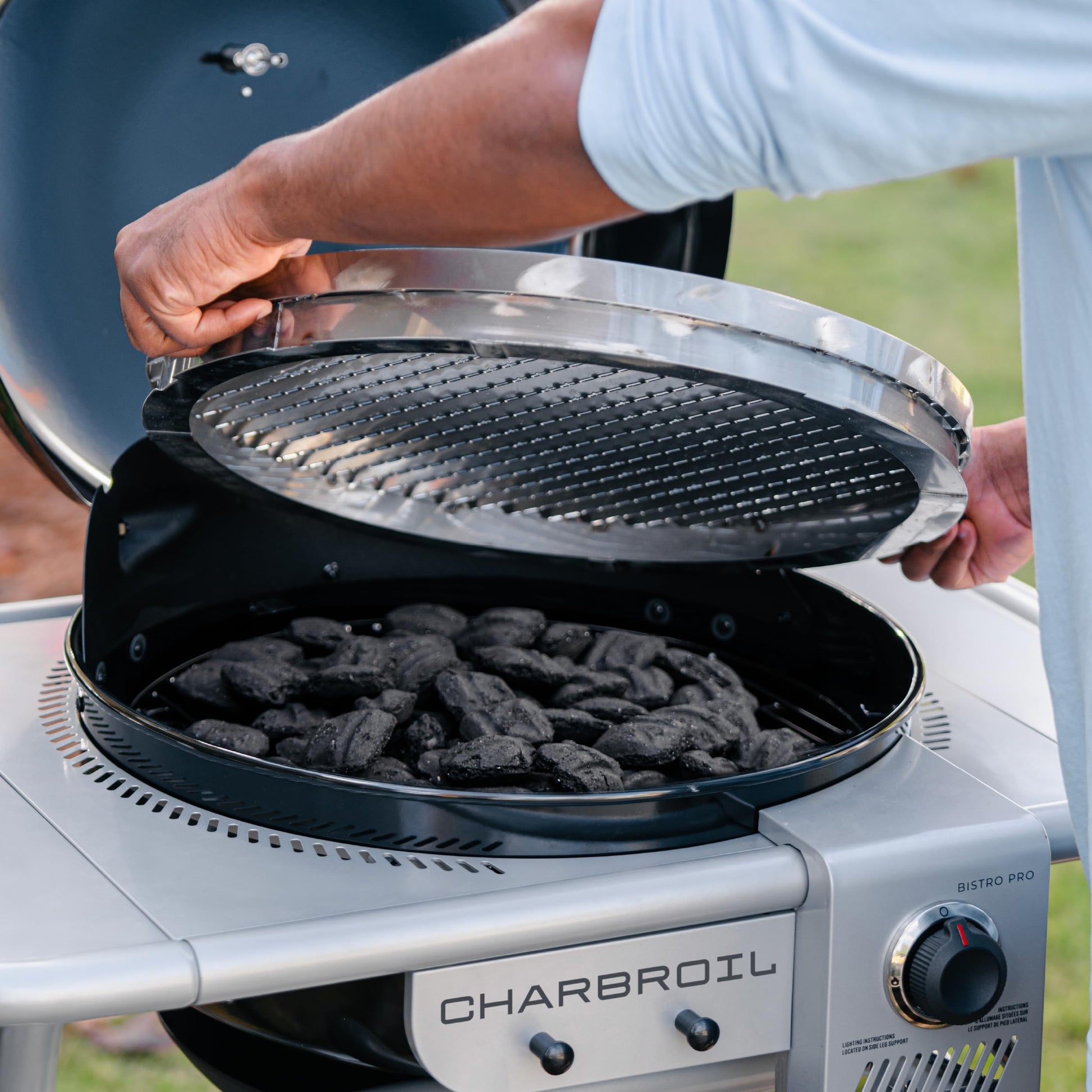 Charbroil Bistro Pro™ Gas Grill for Small Spaces and Patios, Black - CookCave