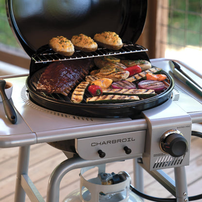 Charbroil Bistro Pro™ Gas Grill for Small Spaces and Patios, Black - CookCave