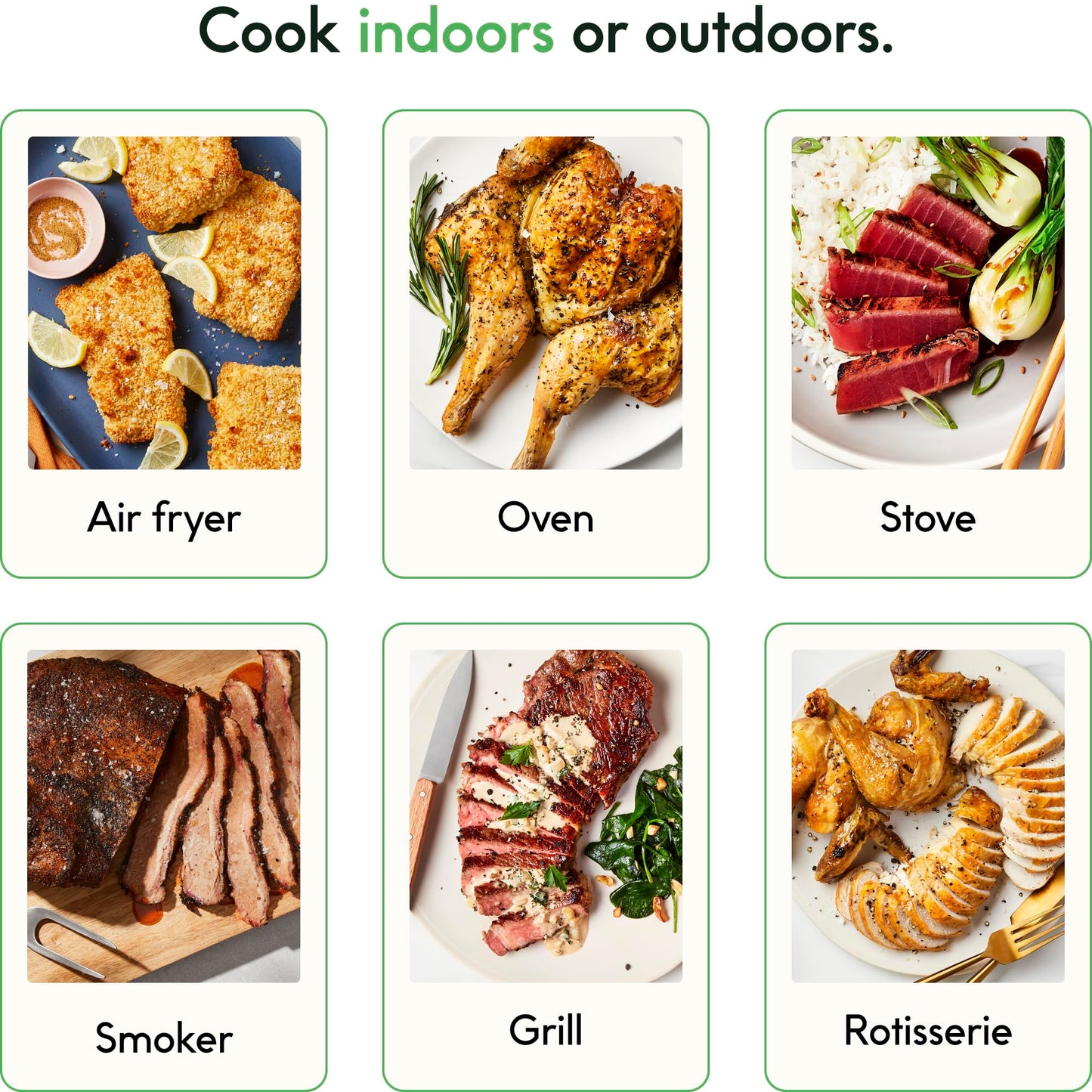 CHEF iQ Sense Smart Wireless Meat Thermometer with 3 Ultra-Thin Probes, Unlimited Range Bluetooth Meat Thermometer, Digital Food Thermometer for Remote Monitoring of BBQ Grill, Oven - CookCave