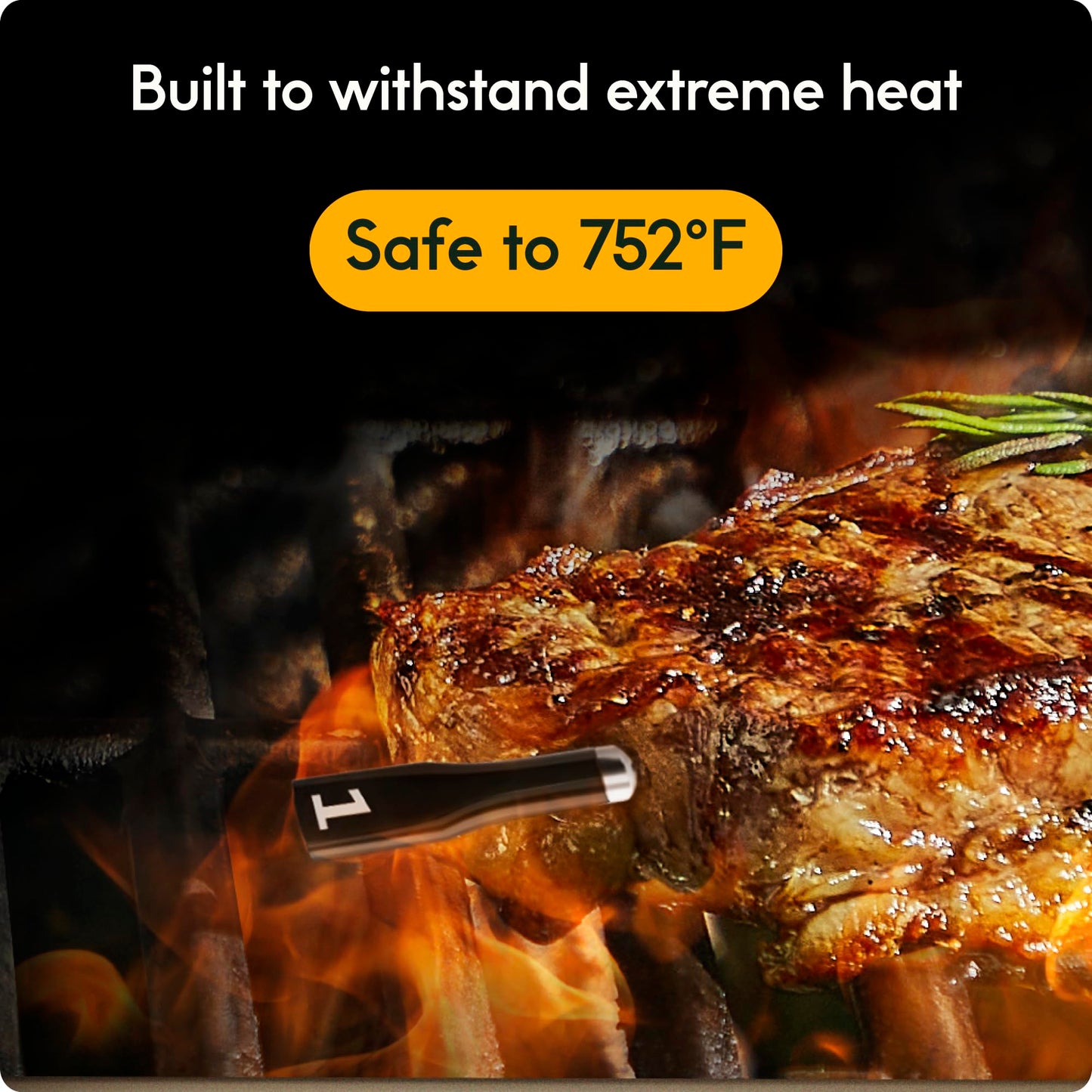 CHEF iQ Sense Smart Wireless Meat Thermometer with 3 Ultra-Thin Probes, Unlimited Range Bluetooth Meat Thermometer, Digital Food Thermometer for Remote Monitoring of BBQ Grill, Oven - CookCave