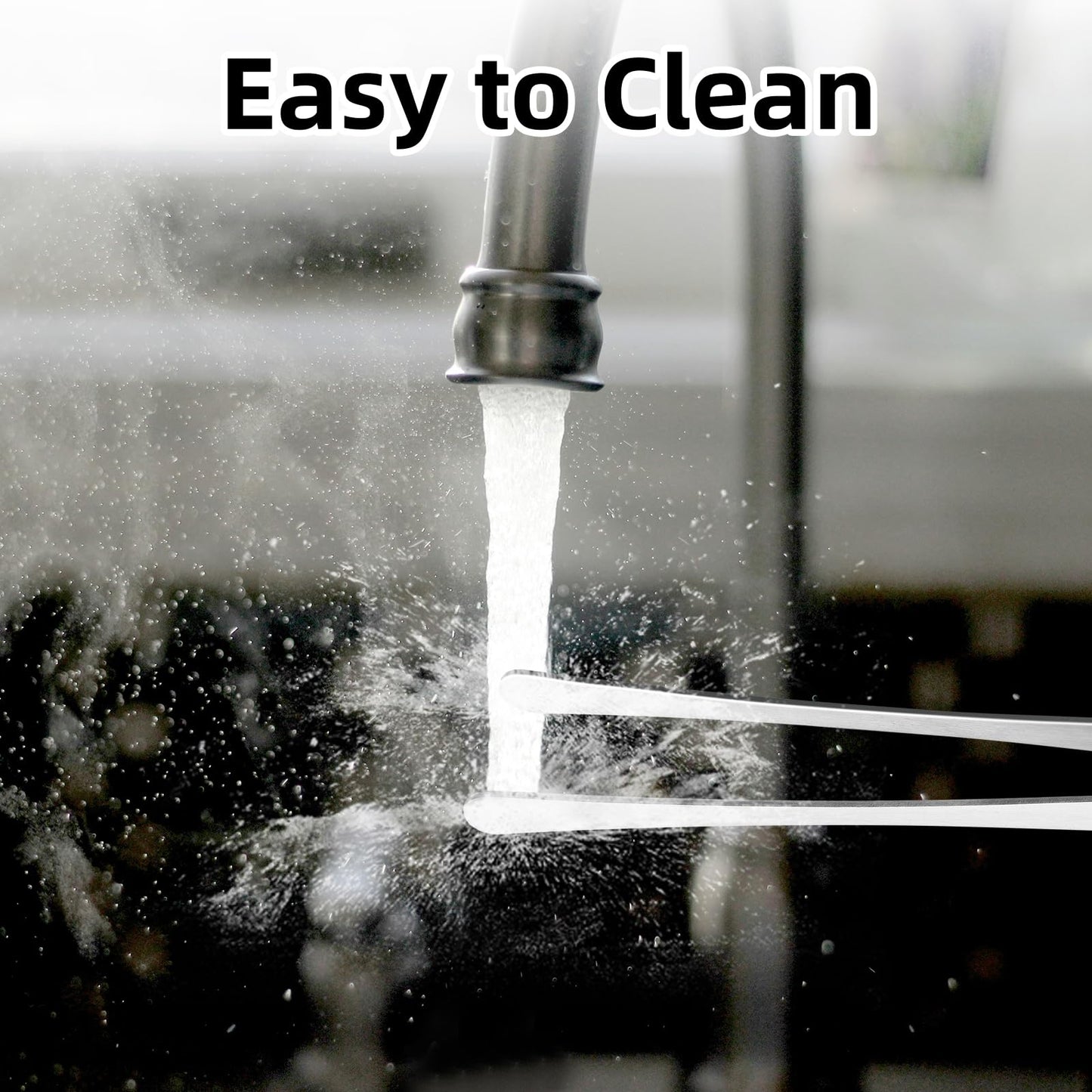 ChefBee Kitchen Cooking Tongs Tweezers - 2PCS 12" Stainless Steel Kitchen Utensils, Metal Fine Tweezers Tongs with Precision Serrated Tips for Chef, Serving Food, Grill, Culinary, Pasta, Salad, BBQ - CookCave