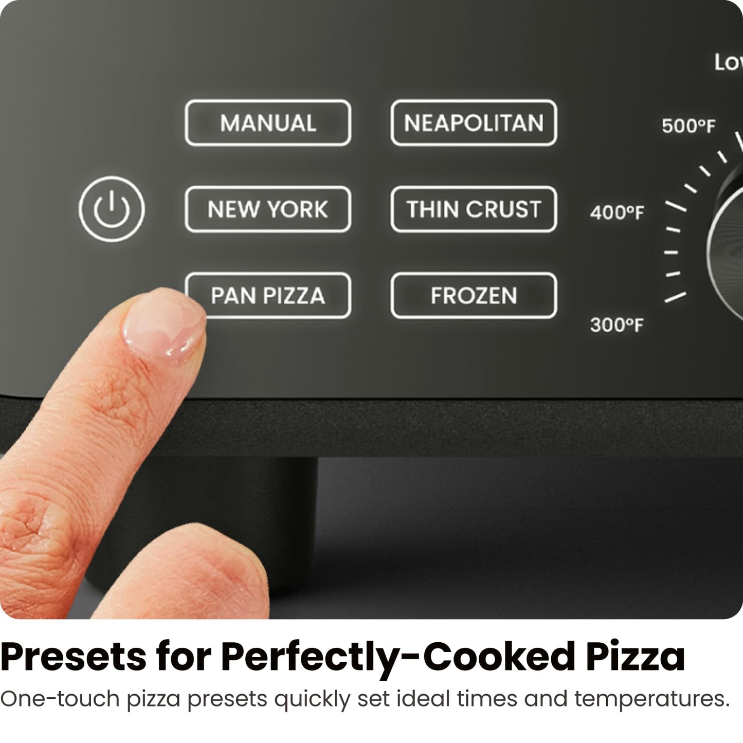CHEFMAN Indoor Pizza Oven - Makes 12 Inch Pizzas in Minutes, Heats up to 800°F - Countertop Electric Pizza Maker with 5 Touchscreen Presets, Pizza Stone and Peel Included - Stainless Steel - CookCave