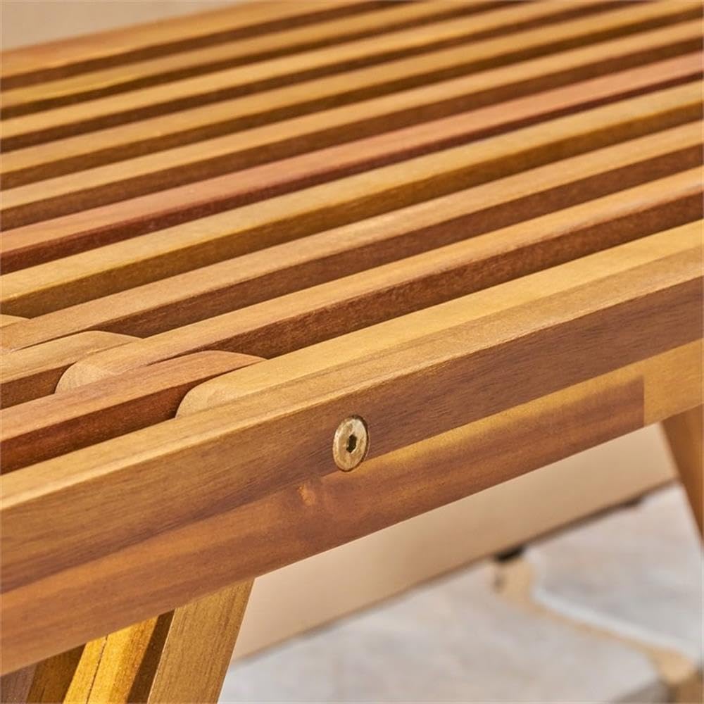 Christopher Knight Home Esme Outdoor Acacia Wood Bench, Teak Finish - CookCave