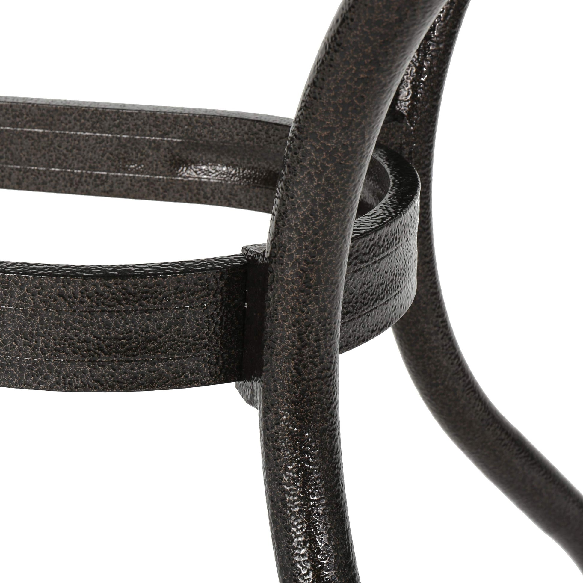 Christopher Knight Home Hallandale Outdoor Sarasota Cast Aluminum Rectangular Dining Set, 7-Pcs Set, Hammered Bronze - CookCave