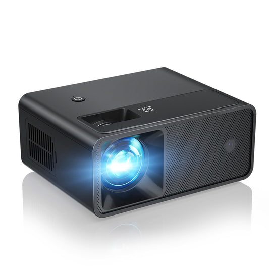 CiBest Mini Projector, 2025 Upgraded Full HD 1080P Support Video Projector, Portable Small Movie Projector, Compatible with iOS/Android/Windows/TV Stick/Box/USB/HDMI - CookCave