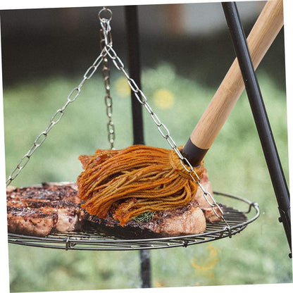 CIYODO Bbq Basting Mop Set 3 Piece Cotton Grill Brush for Bbq Sauce Oil Brush Basting Mop for Grilling - CookCave