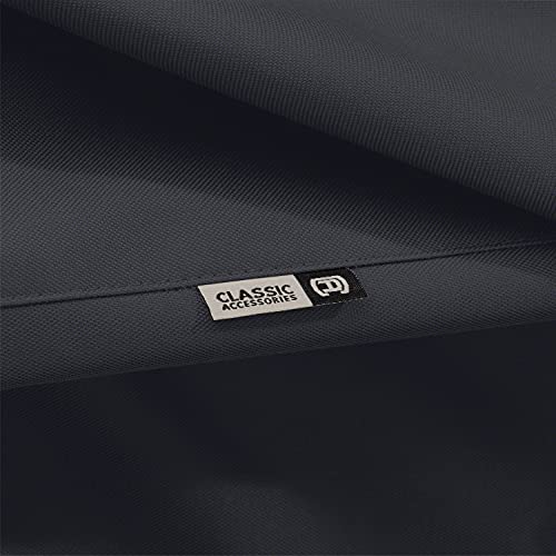 Classic Accessories Ravenna Water-Resistant 32 Inch Built-In BBQ Grill Top Cover, Black, Grill Cover, Grill Cover for Outdoor Grill, BBQ Cover - CookCave